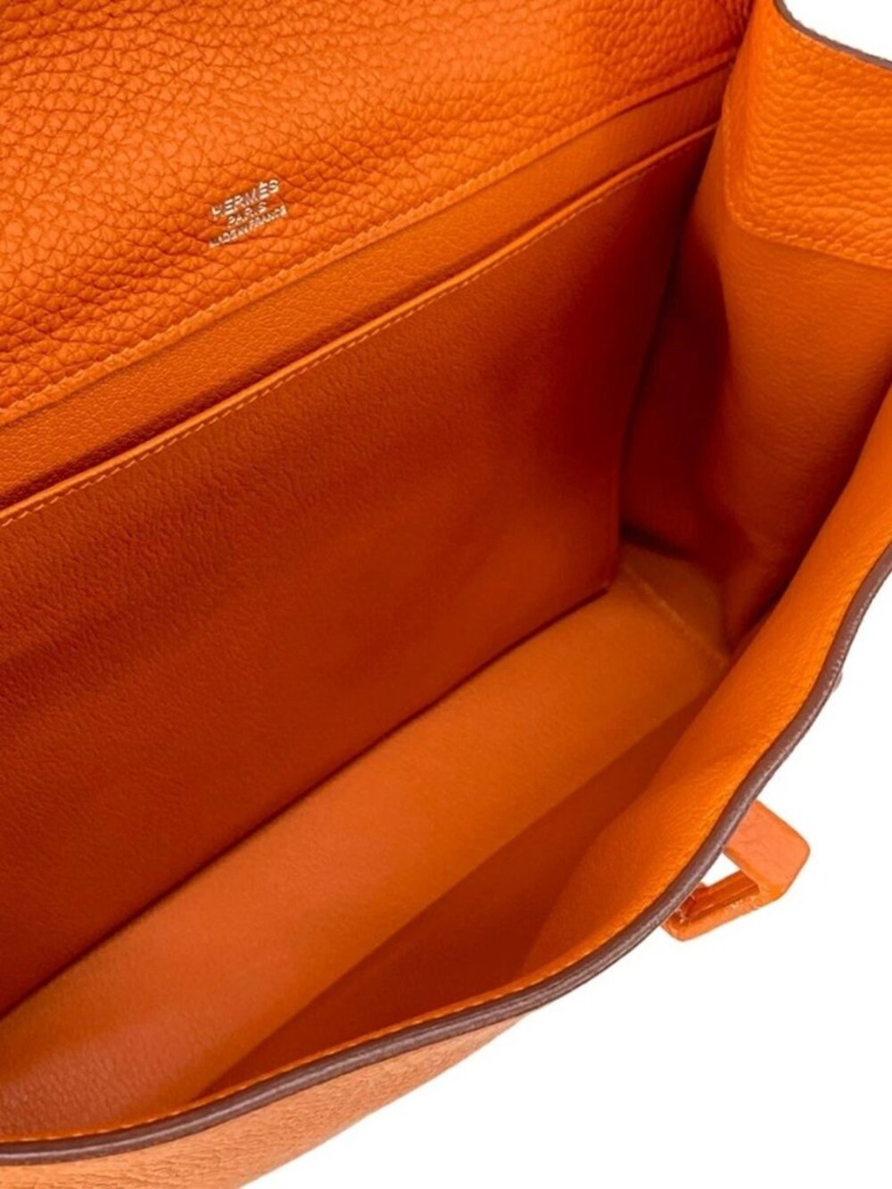 HERMES Etribelt Orange Togo Unclear Handbag - Picture 13 of 16